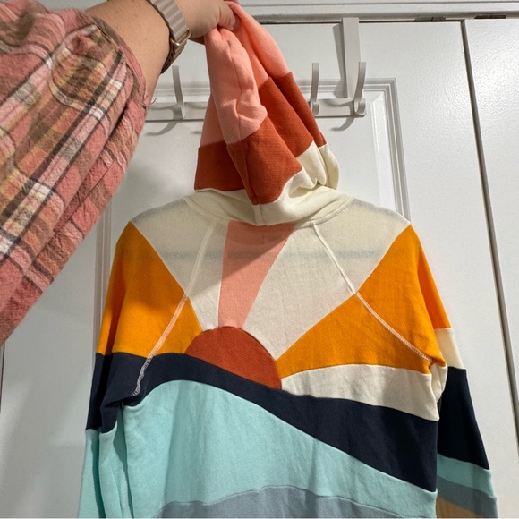 Faherty Soleil Hoodie Sun and Sea XS NWT - Picture 8 of 9